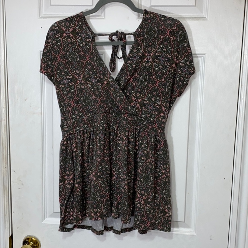 Soft Longer Floral Top